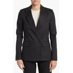 Argent Women's Black Double Breasted Blazer Jacket 26170